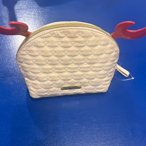 Betsey Johnson Kitsch Crab Cosmetic Bag Coral Multi BM18780 NWOT - Picture 3 of 7